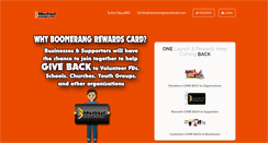 Desktop Screenshot of boomerangrewardscard.com